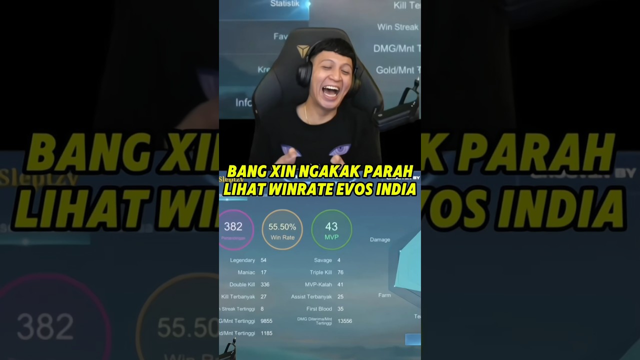 Winrate evos india party an terseram😱 