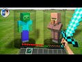 Minecraft in Real Life POV - ZOMBIE vs VILLAGER in Realistic Minecraft 創世神第一人稱真人版