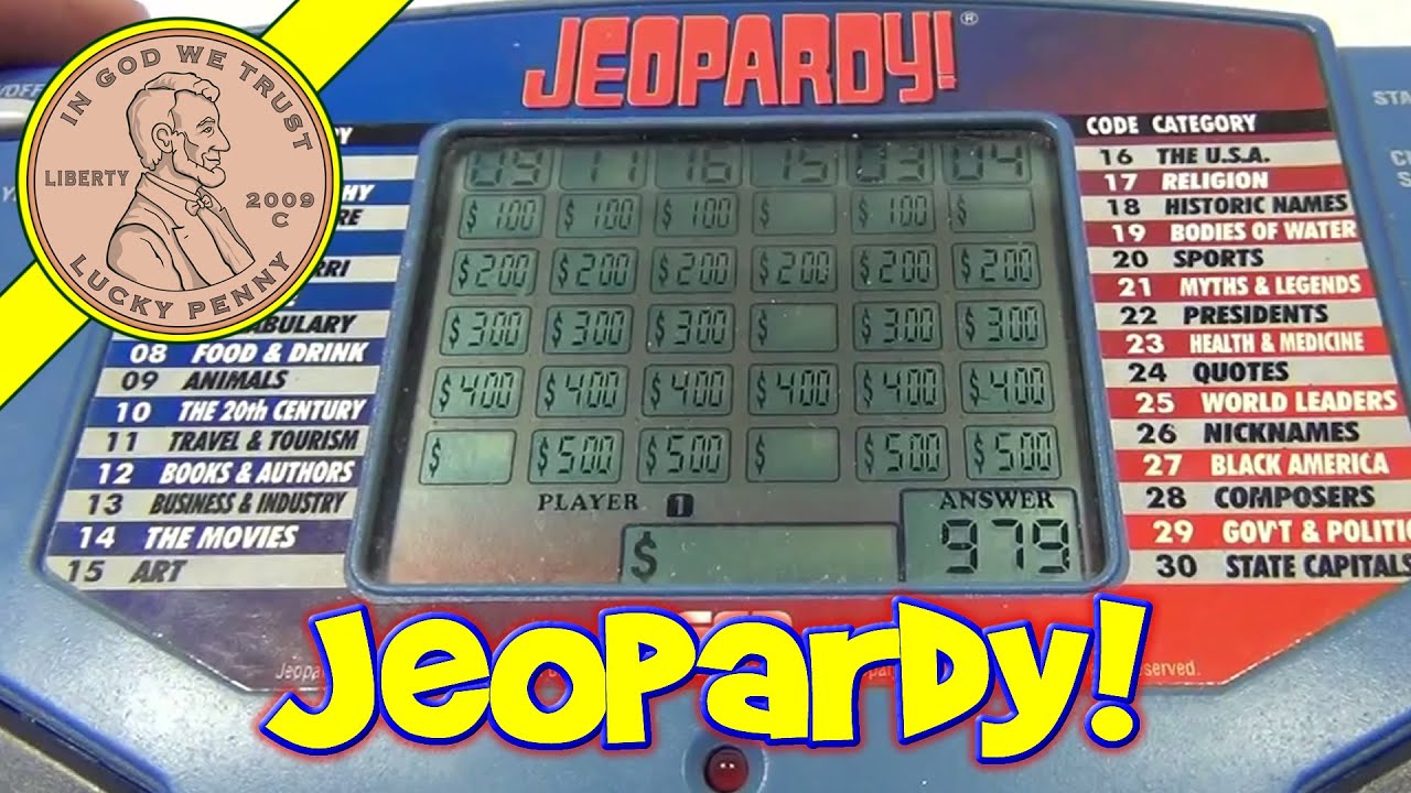 jeopardy electronic game