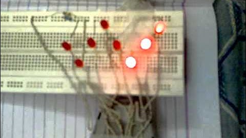 parallel port led control