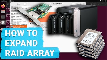 How to Add More Drives to an Existing RAID 5 Without Losing Data. Controller, NAS, Linux