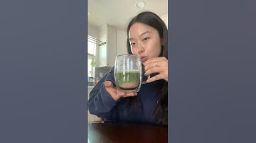 Using the last of my short-lived guava spread from Trader Joe’s for this cozy hot matcha ☁️ #matcha