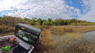 360 17256 Farm Toolcat stuck in pond 2