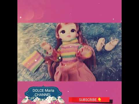 🌸 Pink Bjd Doll 23cm 1/8 Scale Cute & Pretty | Short Clip Compilation | DOLCE Maria CHANNEL 🍬