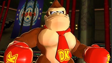 Punch-Out!! Wii HD - Donkey Kong Title Defense Fight (No Damage)