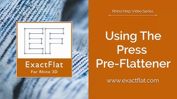 Flattening your pattern with ExactFlat Press