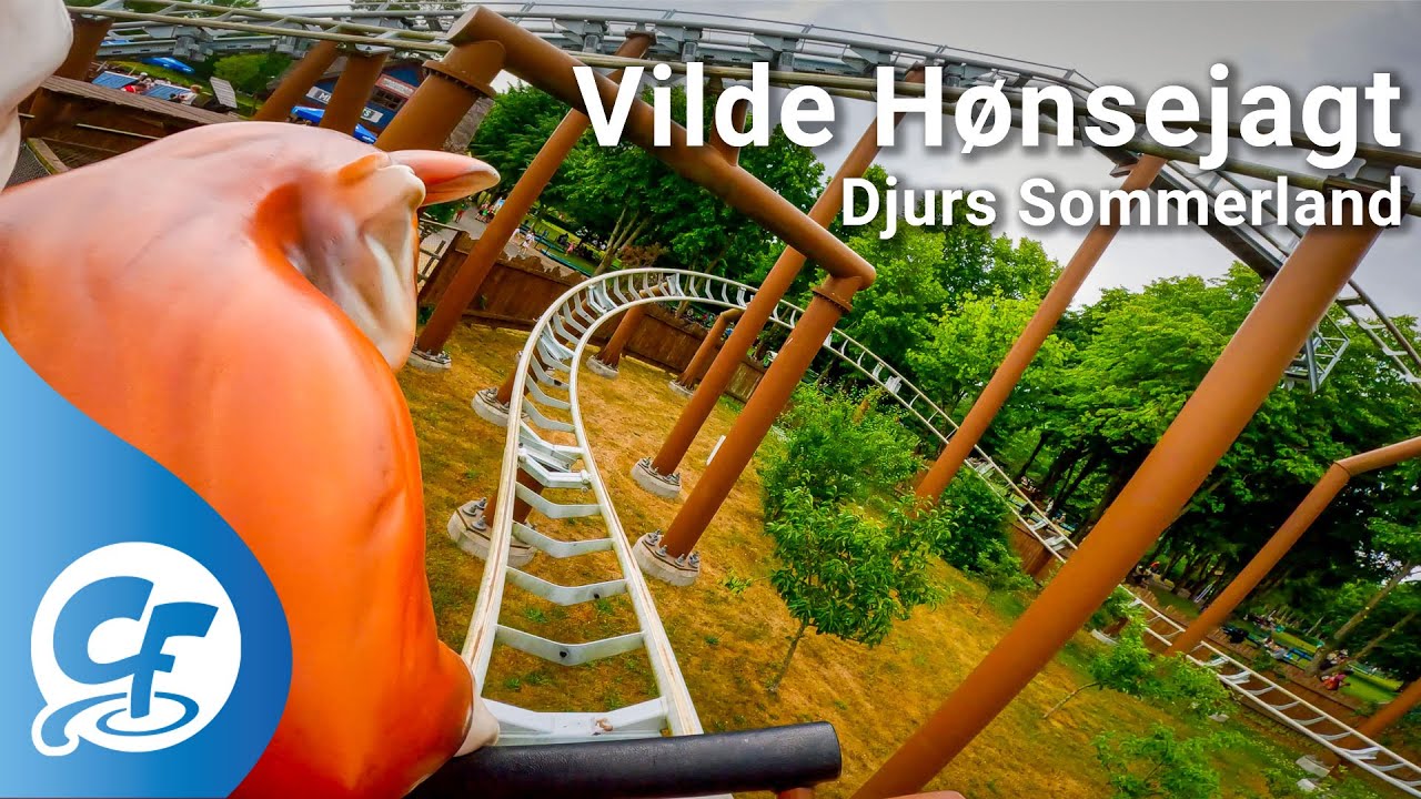 Vilde Hønsejagt front seat on-ride 5K POV @60fps Djurs Sommerland