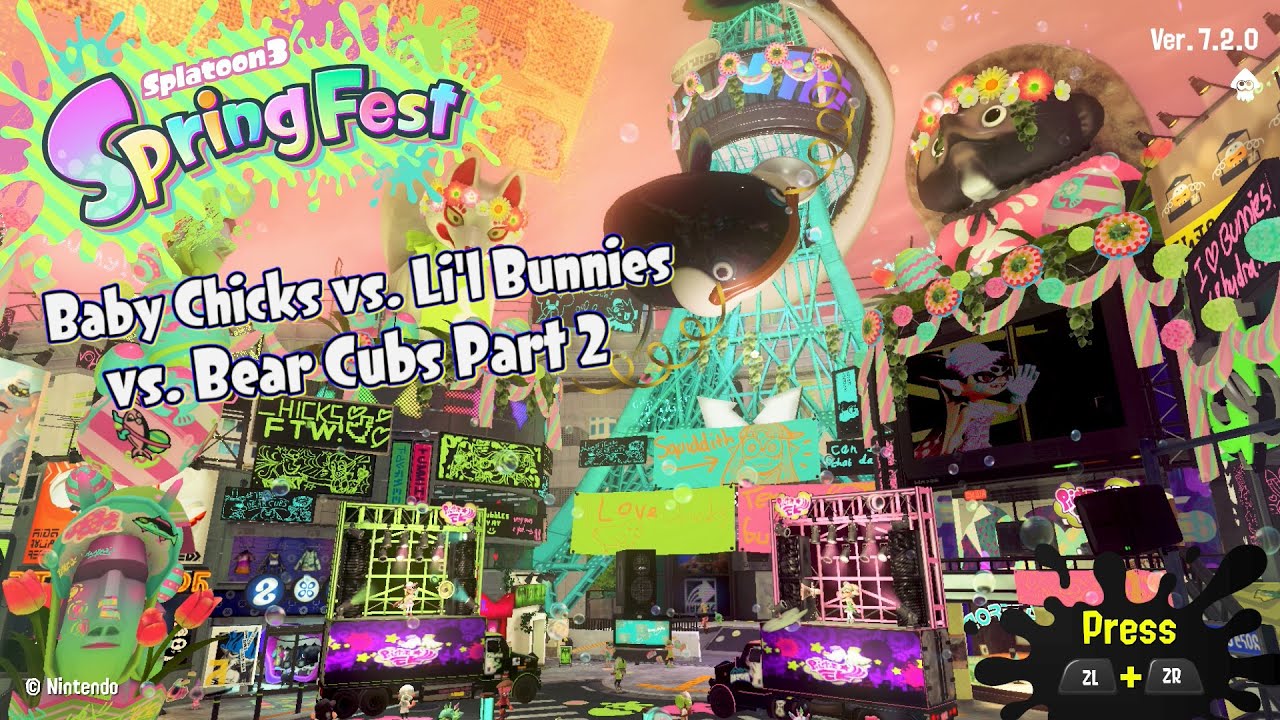 Splatoon 3 SpringFest [Different Maps] - Gameplay Part 2