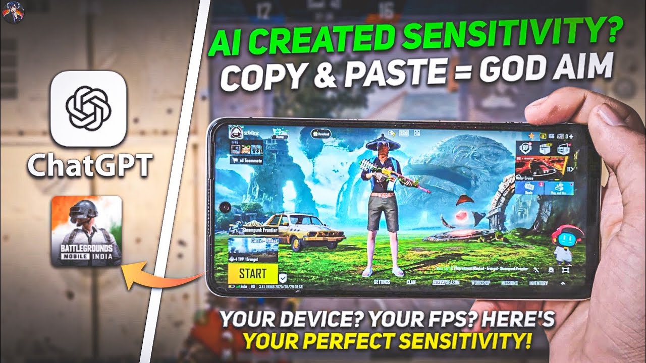 AI Creates Perfect BGMI Sensitivity for Your Device – Copy, Paste, Win ...