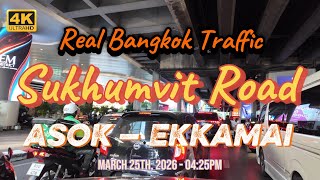 4K Driving Tour Bangkok: Sukhumvit Road (Asok - Ekkamai) | Real Bangkok Traffic 4K Driving Tour Bangkok: Sukhumvit Road (Asok - Ekkamai) | Real Bangkok Traffic