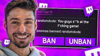 Information ZOOMAA REACTS TO TWITCH UNBAN REQUESTS (HILARIOUS) Update