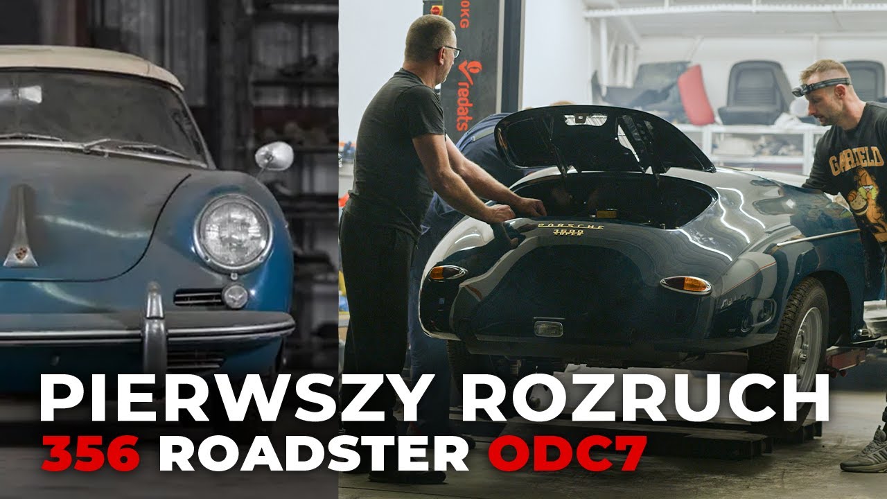 Porsche 356 Roadster 7 - odpalamy silnik | Abcar Oldtimers