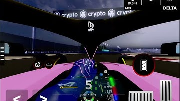 Onboard with Esteban Ocon doing a lap around the Bahrain international circuit