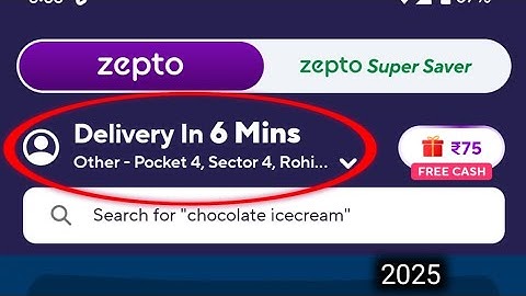 Zepto पर Location Kaise Add Kare | zepto में लोकेशन कैसे जोड़ें