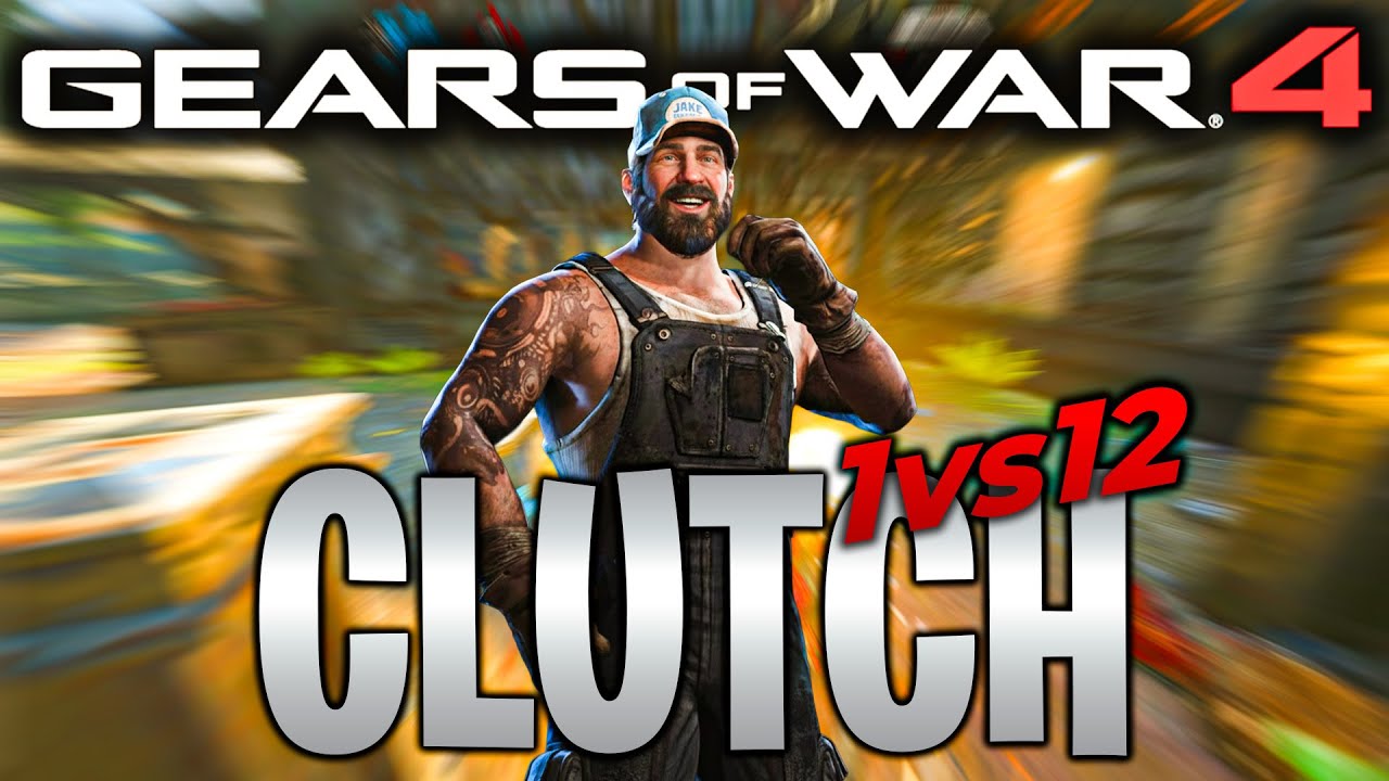 EL MEJOR CLUTCH 1vs12 Gears Of War 4 2025
