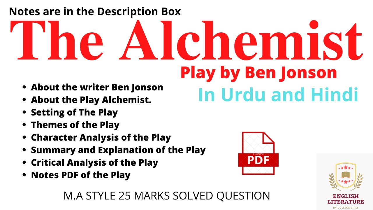 the alchemist themes