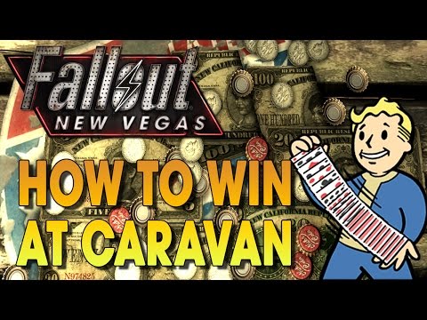 Fallout New Vegas: How To Win At Caravan | Caravan Master Achievement