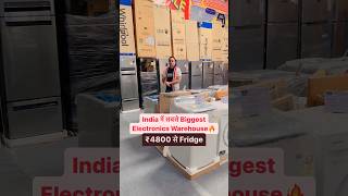 ₹4800 से Fridge India का Biggest Warehouse🔥#wholesaleelectronicsmarket #openboxelectronicswholesale screenshot 1