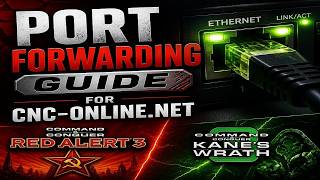 How To Do Port Forwarding For Cnc-online.net Tacitus Kane's Wrath/Red Alert 3 #commandandconquer