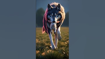 Rescued a Baby Goat from a Wolf #goat #wolf #rescue #animals