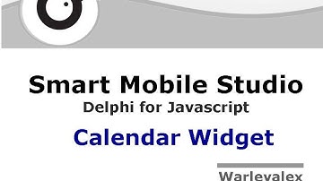 Smart Mobile Studio with jQuery - calendar widget