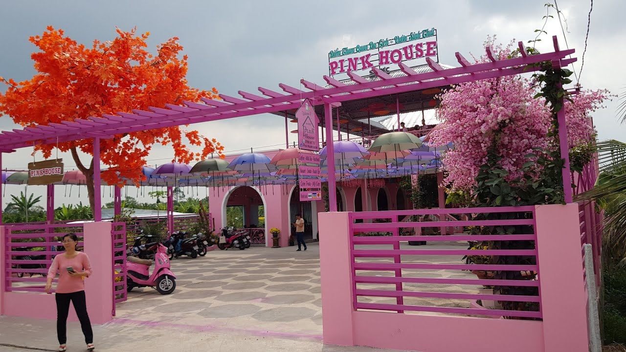 Pink House ( Ngôi Nhà Màu Hồng ) Quán cà phê View Độc Lạ Nhất Sa Đéc | PHONG RÂU VLOG