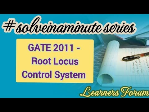 Root Locus | GATE Question | Control System | #solveinaminute - YouTube