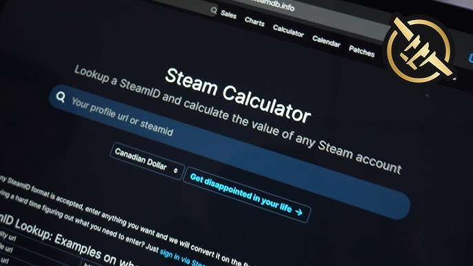 Steam Calculator, Steam Account Value