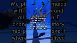 Playing Mermaids with friends is fun || Evil sea witch || Ursula || TikTok || FYP || Viral || Famous
