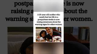 The Silent Danger After Childbirth! 🚨🤱#MaternalHealth #StrokeSurvivor #VibesCreator