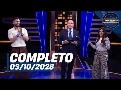 Mega Sonho: Ex-BBBs Gabi Panquequinha e Marcelinho (03/10/26) | Completo