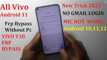 VIVO Y30 FRP BYPASS | All Vivo Android 11 Frp Bypass Without Pc | Bypass Google Account 100% Working
