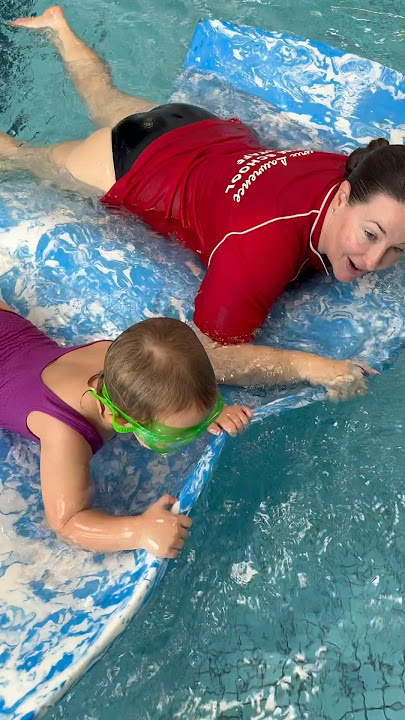Baby Swim Diving For Rings #swimming #diving #underwater #pool #swimmingpool #learning #toddlers