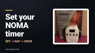 How to Set a NOMA Digital Timer 52-8867-6 — Step by Step