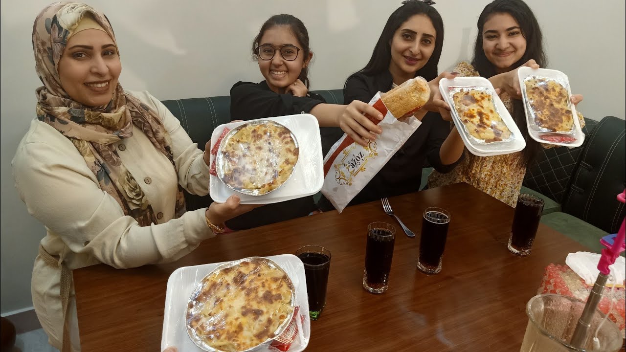 تحدي اكل 5وجبات وختلفه 🔥واول ظهور لاختي وبتها معانا حوطولهم لااايك