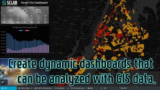 Create dynamic dashboards that can be analyzed with Geographic data and information data.