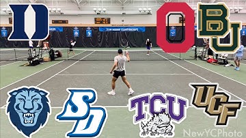 Single Point Highlights 2025 ITA Indoor 01 (College Tennis)