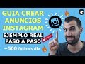 CÓMO HACER PUBLICIDAD y ANUNCIOS en INSTAGRAM ✅ Ejemplo Práctico