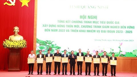 Tổng kết chương trình MTQG xây dựng NTM và giảm nghèo bền vững