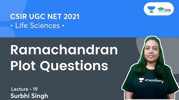 Ramachandran Plot Questions || CSIR NET 2021 | By Surbhi Singh