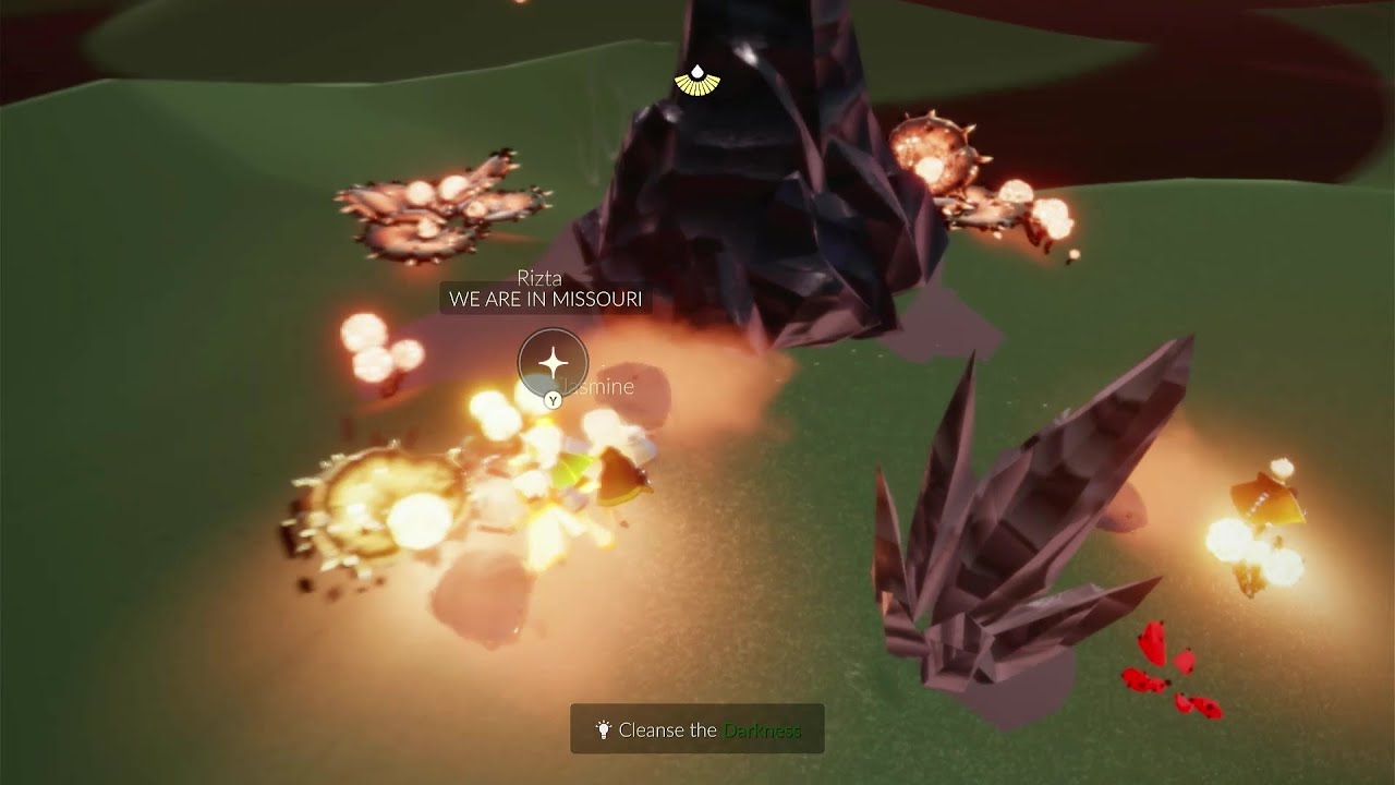 Sky - Black Shard Event in Golden Wasteland (Battlefield Front) Chaos Shard Crabs Edition