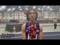 2025 Indoor Track and Field Award Winners