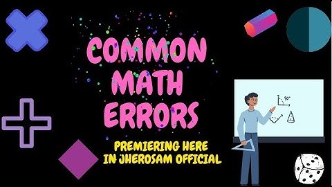 COMMON MATH ERRORS INTRO | Learn with Teacher Sam