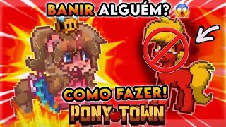 Como BANIR e DESBANIR no Pony Town?!! (TUTORIAL) screenshot 5