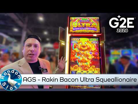 #G2E2026, AGS, Rakin Bacon Ultra Squeallionaire, Slot Machine Preview