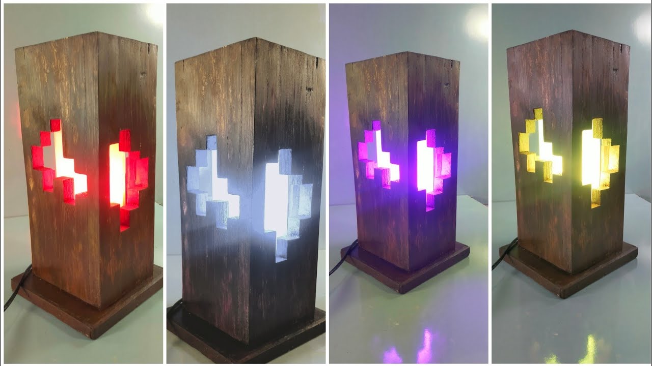 Don't Buy a Lamp! Make This Stunning Wood Lamp Instead 