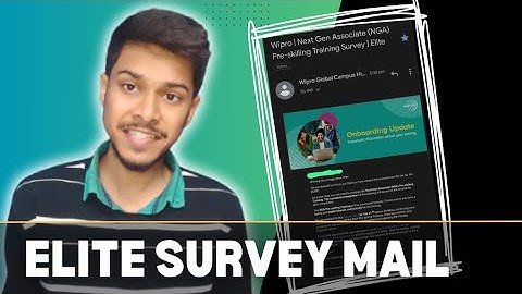 ELITE Pre skilling Training program | Wipro survey mail | Onboarding update | Rishav hacx | RealFake