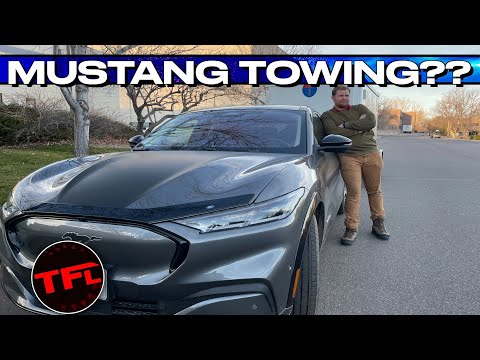 Mustang Towing??? Here’s What It’s Like To Tow Across Country in an Electric Car Not Built to Tow!