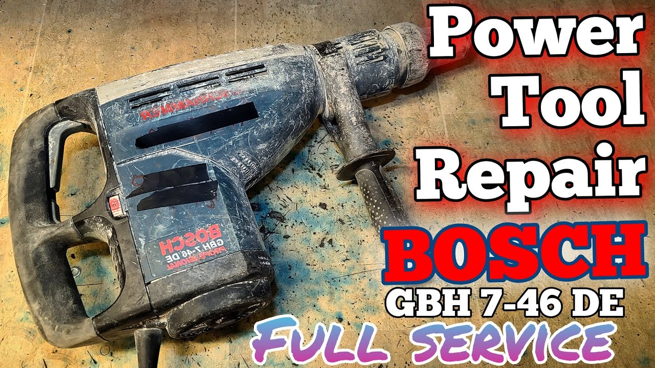 Restoring an old Bosch GBH 7-45 DE hammer to full hammer power 