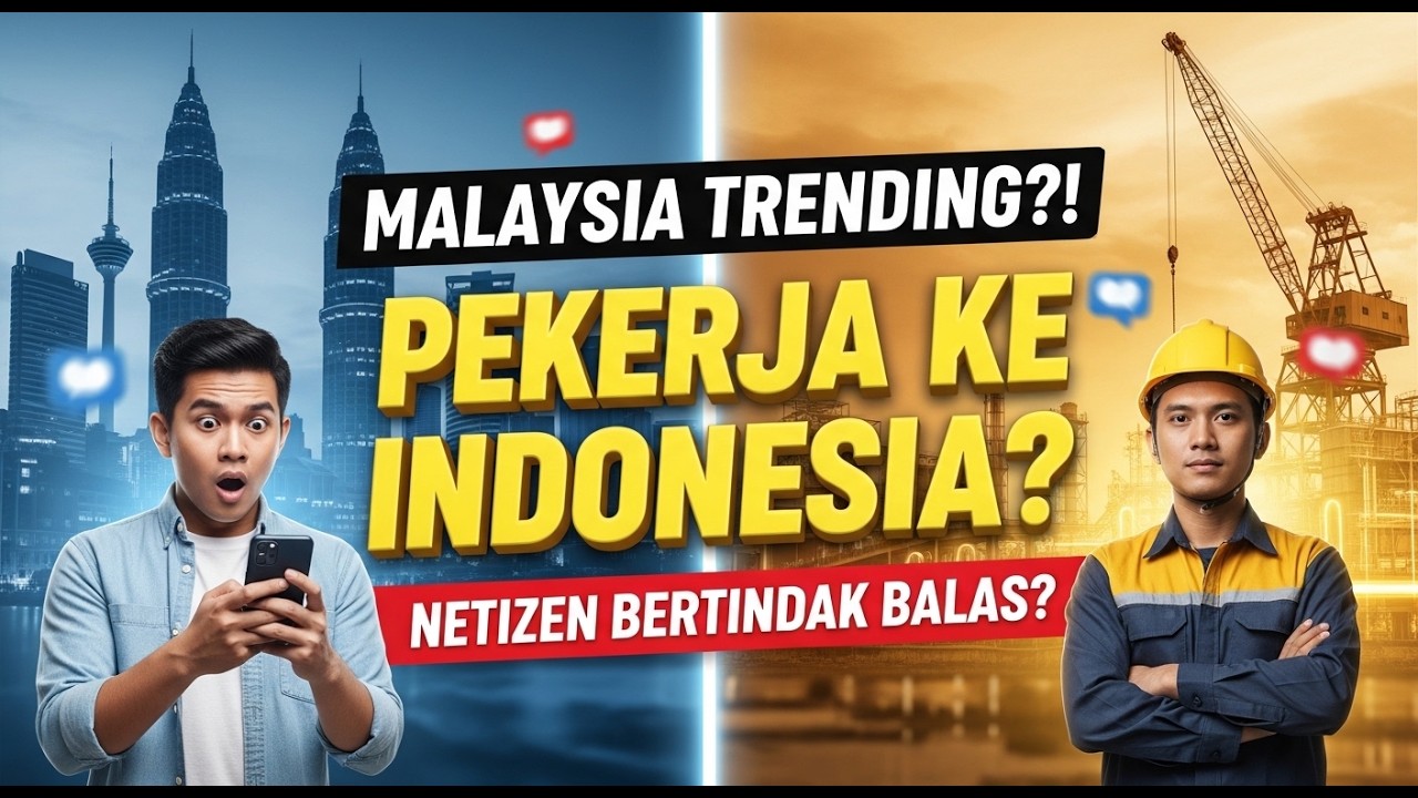 MALAYSIA SEDANG TRENDING‼️ Netizen Bertindak Balas Ketika Lebih Ramai Pekerja Menuju ke Indonesia